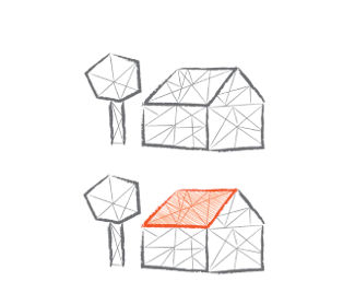 Modelbildung der umgebenden Objekte